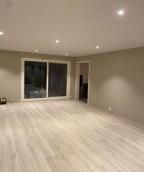 Renovering på Byåsen i Trondheim